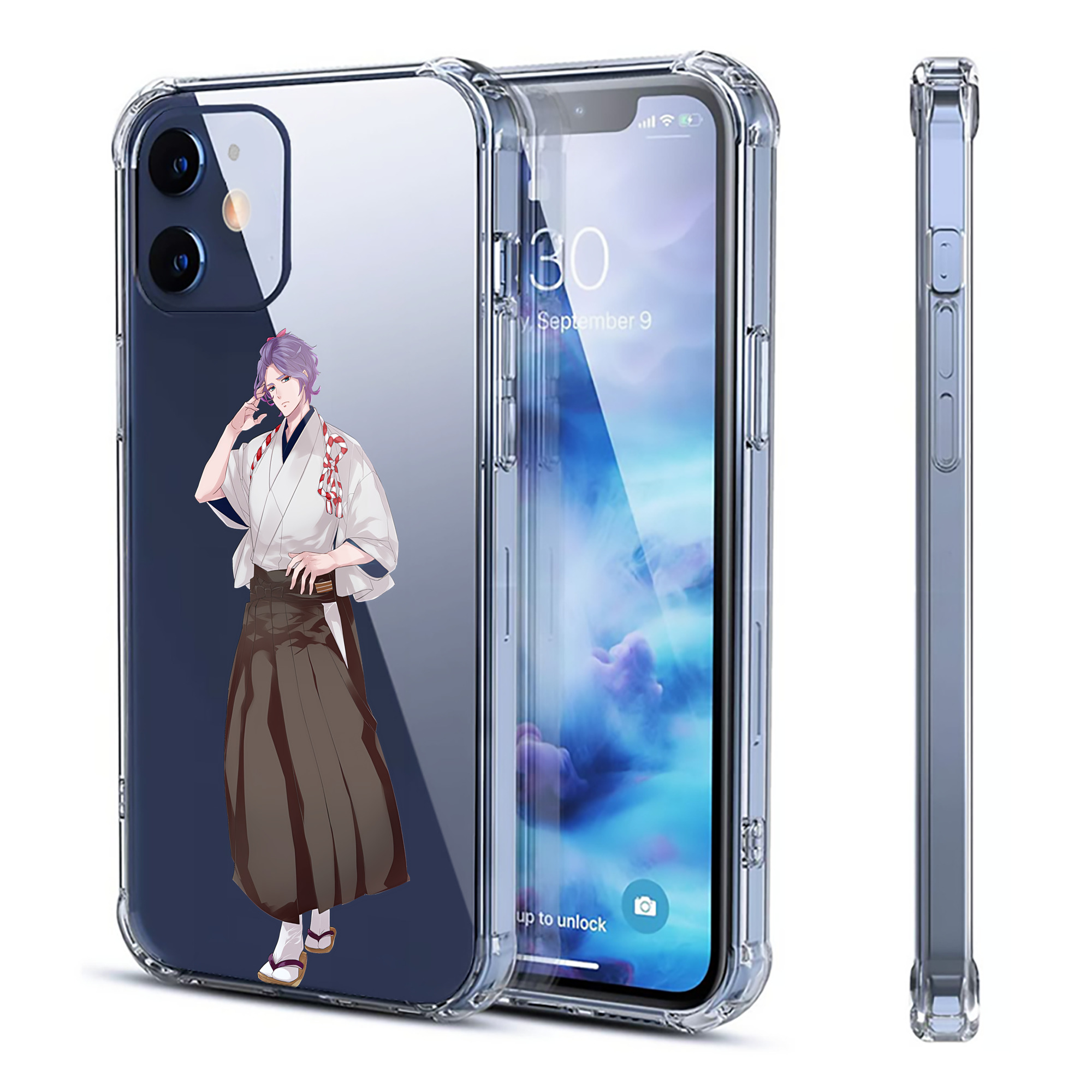 （画像用） 刀剣乱舞 Touken Ranbu 【iPhone 12シリーズ対応】透明スマホケース（クリアソフトケース）